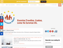 Tablet Screenshot of europeanmama.com